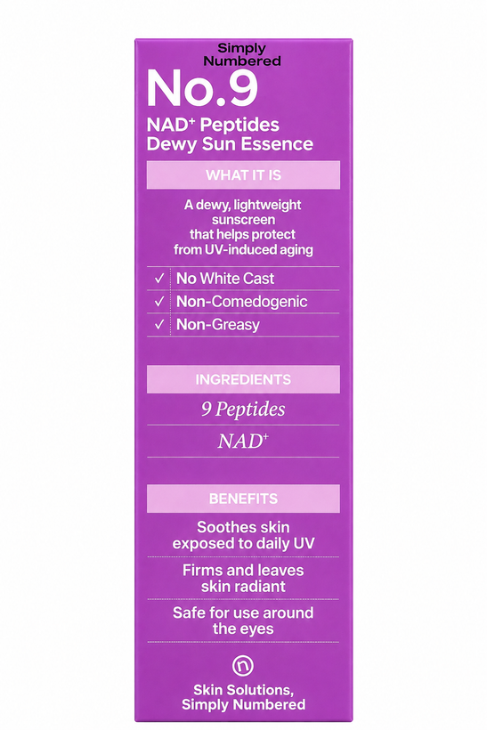 ضد آفتاب نومبوزین ۹+ پپتید NAD+ Dewy Sun Essence حجم ۵۰ میلیلیتر