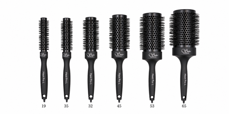 برس گرد کرهای سافیکس مدل Nano Ceramic + Ionic نسوز و ضد گره مناسب براشینگ