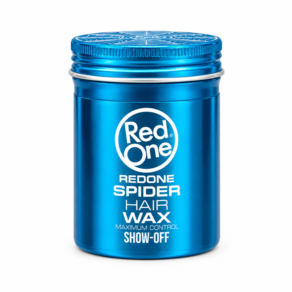 واکس مو ردوان مدل اسپایدر آبی (Show-Off) حجم ۱۵۰ میل - فیکس کننده قوی مو  Red One Spider Hair Wax Maximum Control Show-Off Blue Jar