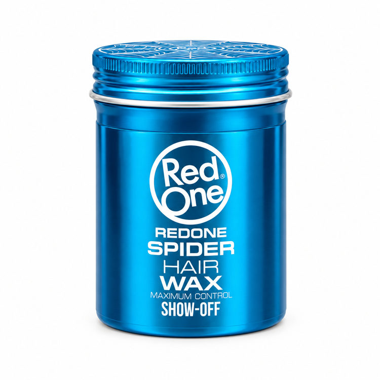 واکس مو ردوان مدل اسپایدر آبی (Show-Off) حجم ۱۵۰ میل - فیکس کننده قوی مو Red One Spider Hair Wax Maximum Control Show-Off Blue Jar