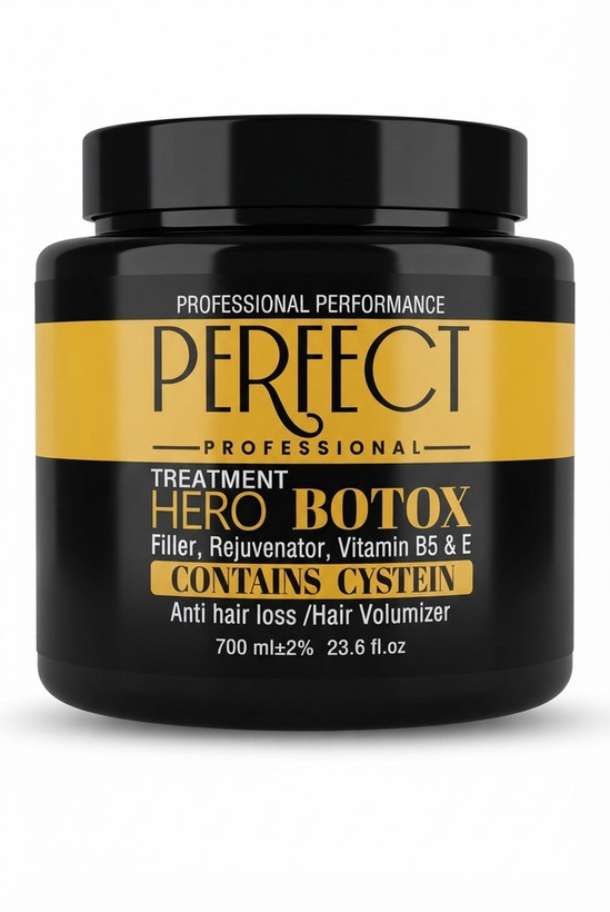 بوتاکس مو پرفکت پروپشنال مدل Hero Botox حجم ۷۰۰ میل ضد ریزش و حجم دهنده مو