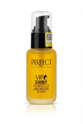روغن آرگان مراکشی پرفکت پروپشنال مدل VIP SHINY حجم ۵۰ میل درخشان کننده و ضد وز مو