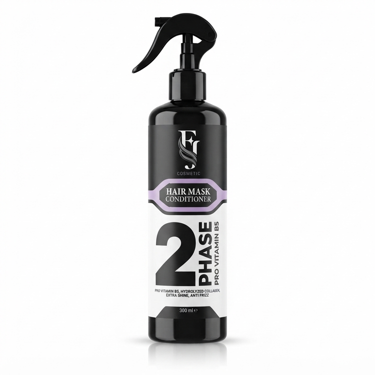 اسپری دوفاز مو FJ Cosmetic رایحه آرامبخش اسطوخودوس (لوندر) - FJ-PH2-PURPLE