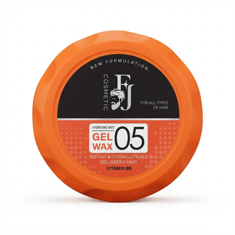 ژل واکس مو آبرسان و حالت دهنده فوری اف جی شماره ۰۵ نارنجی - FJ Cosmetic Gel Wax 05 Hydrating Rate