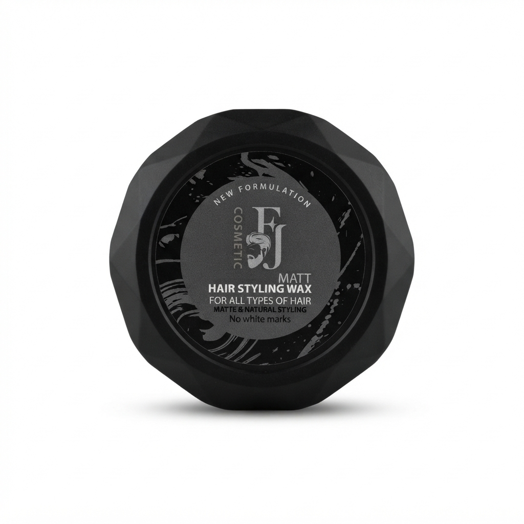 واکس مو مات اف جی FJ مدل Matt Hair Styling Wax حجم 150 میل با جلوه طبیعی و بدون سفیدک